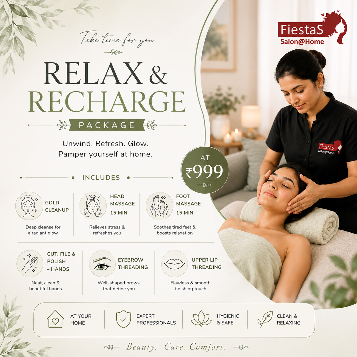Relax & Recharge Package