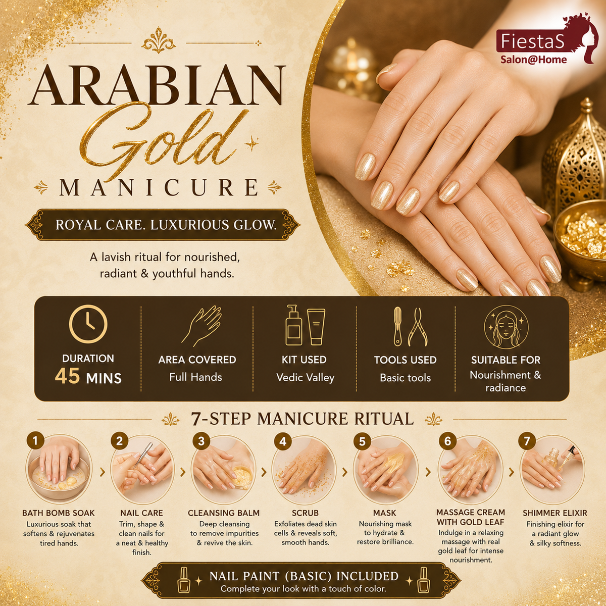 Arabian Gold Manicure