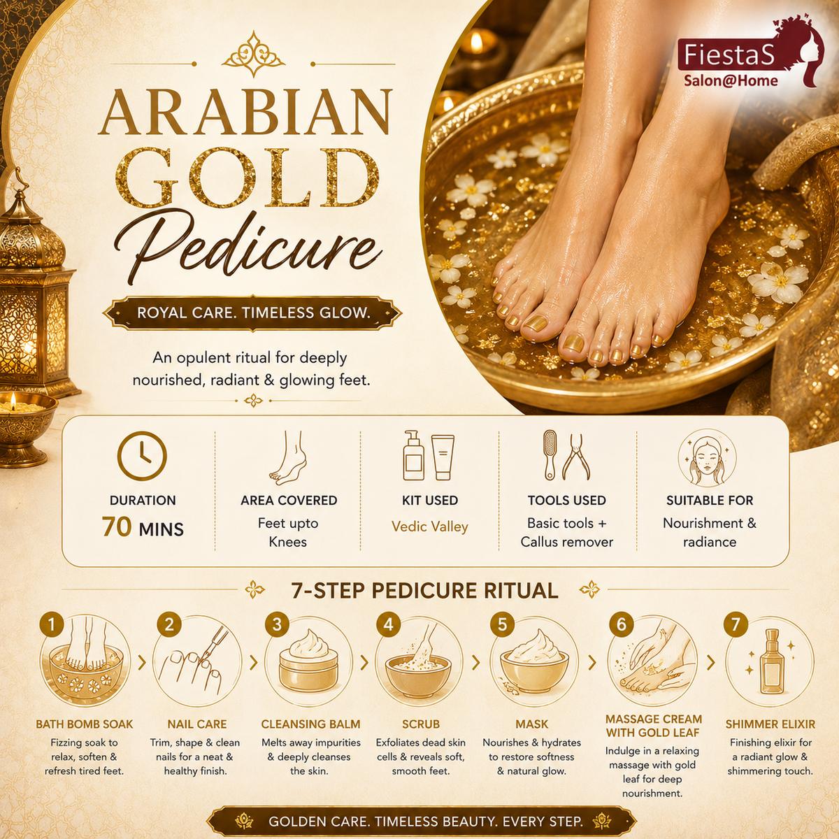 Arabian Gold Pedicure